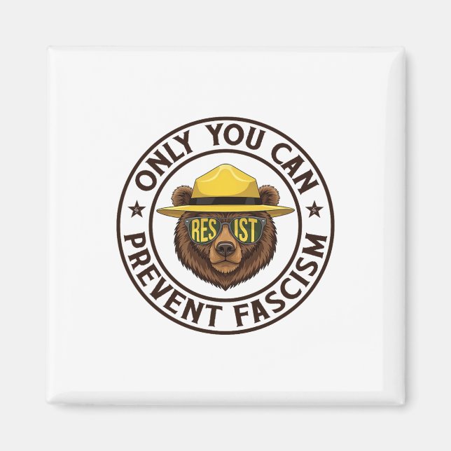 Íman Só Você Pode Impedir Que O Urso Fascismo Resista A (Frente)