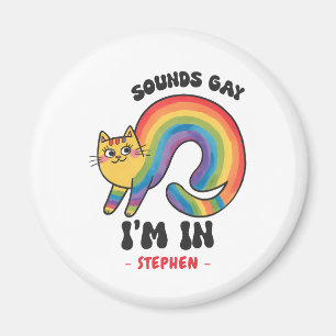 Íman Soa Gay, estou dentro do Rainbow Cat LGBTQ Pride