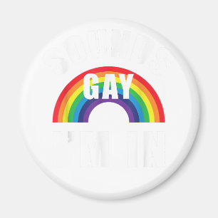 Íman Soa Gay Na Camisa Engraçada Gay LGBT Bise Lésbica