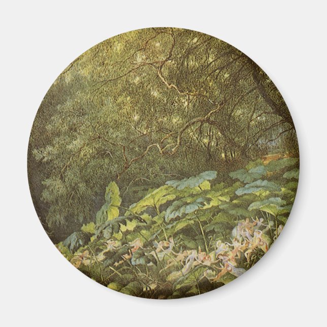 Íman Sob as Folhas de Choque de Richard Doyle, Fairy Ar (Frente)