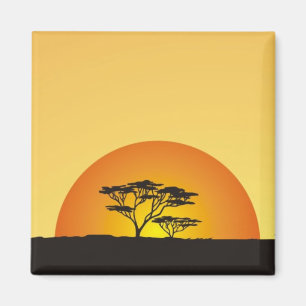 Íman Sob céus africanos: Por do sol de África