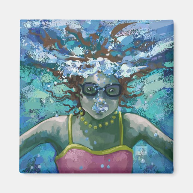 Íman Sob Natação de água (Frente)