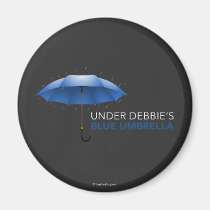 Íman Sob o guarda-chuva azul da Debbie