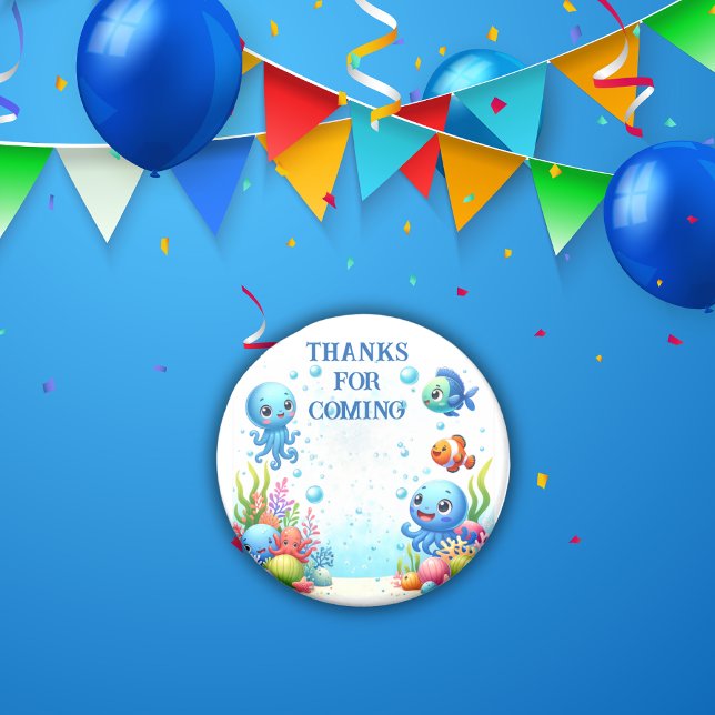 Íman Sob o Sea Boy Birthday | (Criador carregado)