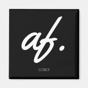 Íman Sober AF - Homens Sóbrios Presentes Mulheres