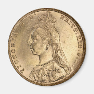 Íman SOBERANA Dourada. Rainha Victoria.