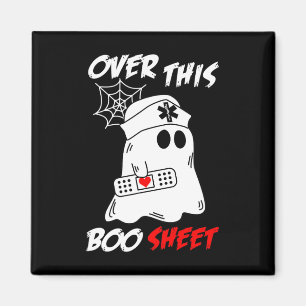 Íman Sobre Esta Enfermeira Fantasma De Boo Sheet