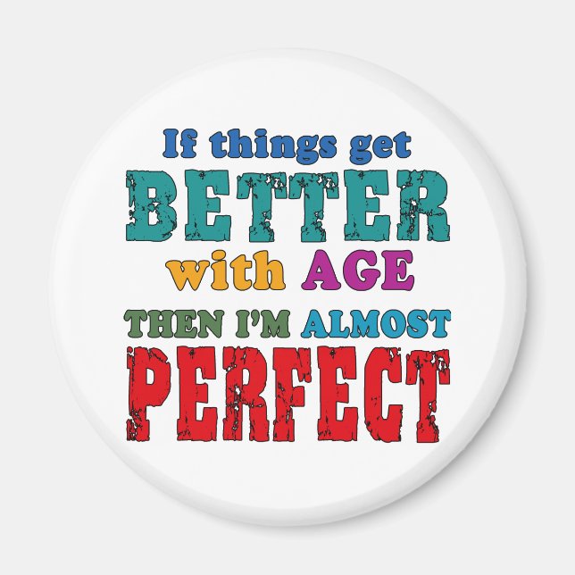 Íman Sobre o Humor de Aniversário do Hill (Frente)