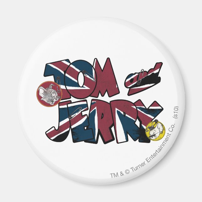 Íman Sobrecarga de Tom e Jerry UK 2 (Frente)