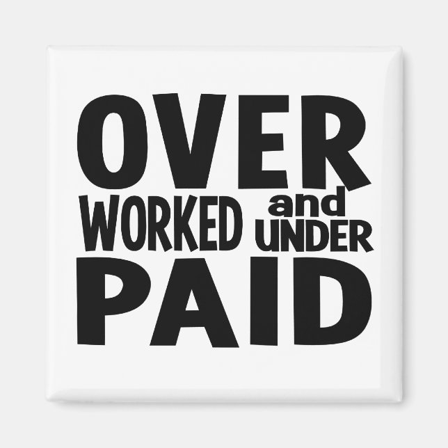 Íman sobrecarregado, personalizável (Frente)