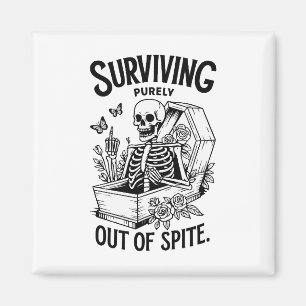 Íman Sobrevivendo Exclusivamente Fora Do Esqueleto Do G