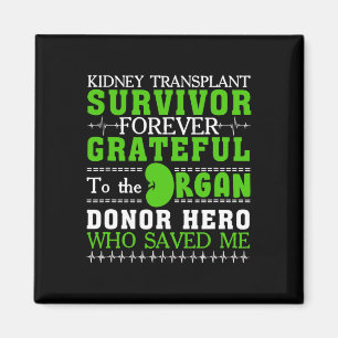 Íman Sobrevivente de transplante Doador de Rins de Orgã