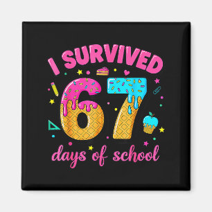 Íman Sobrevivi 67 Dias De Escola Sorvete Gotejante Seis