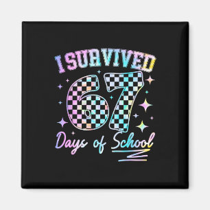 Íman Sobrevivi 67 Dias De Escola Tie Dye 67º Dia Chá
