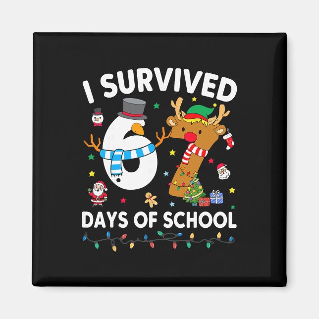 Íman Sobrevivi a 67 Dias De Escola Piada Meme Seis Sete (Frente)