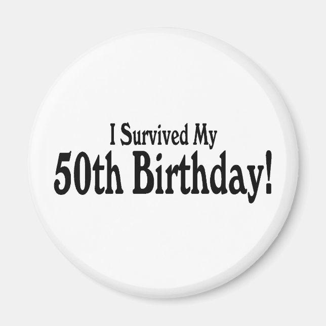 Íman Sobrevivi ao meu 50º aniversário (Frente)