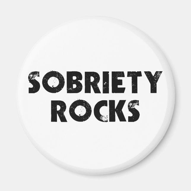 Íman Sobriety Rocks (Frente)