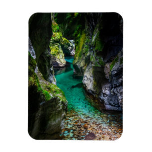 Íman Soca gorge na Eslovênia
