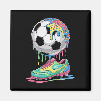 Íman Soccer Byll Drip Ice Cream Drip Men Women Game Soc