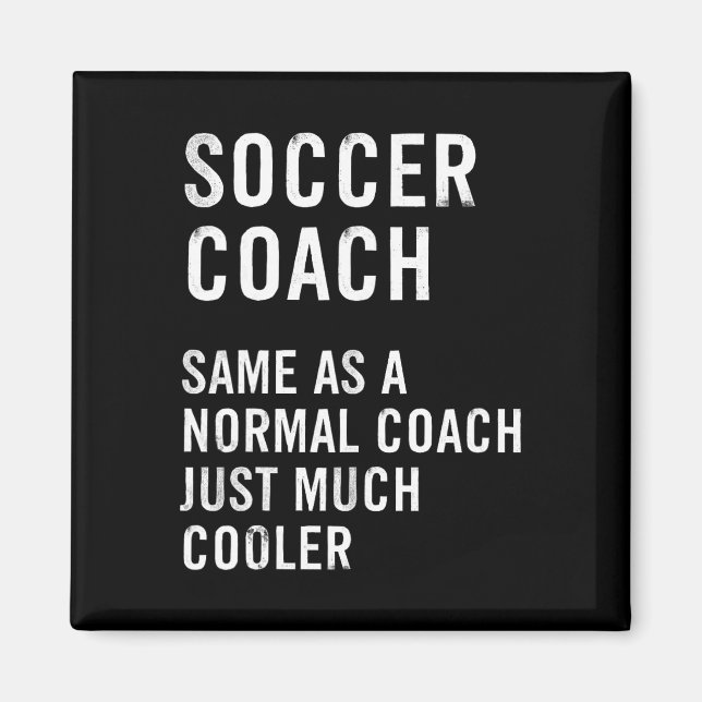 Íman Soccer Coach Definition Funny  (Frente)