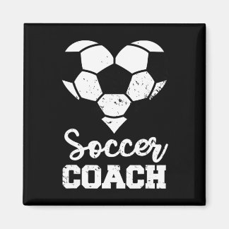 Íman Soccer Coach Heart Funny Soccer Player