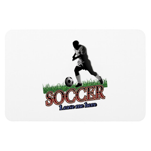 Íman Soccer Me Deixe Aqui (Horizontal)