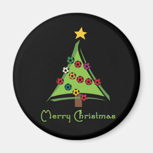 Íman SoccerChickChristmasTree
