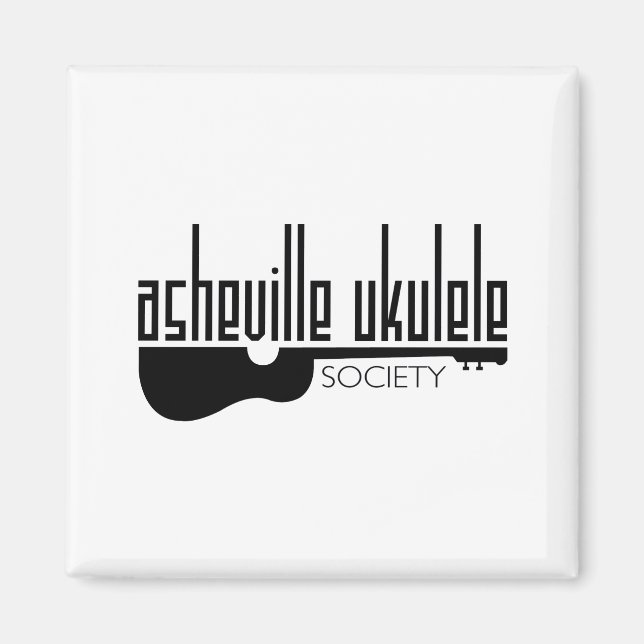 Íman Sociedade Asheville Ukulele (Frente)