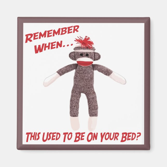 Íman Sock Monkey Magnet (Frente)