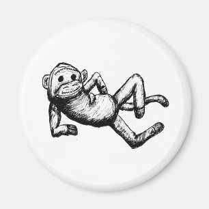 Íman sockmonkey sedutor