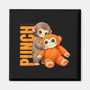 Íman Soco da equipe - soco de macaco bebê