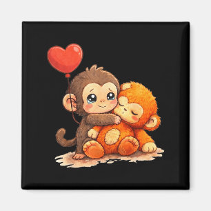 Íman Soco de macaco bebê lindo bebê animal engraçado gr