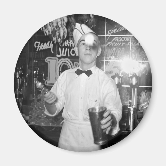 Íman Soda Jerk, anos 30 (Frente)