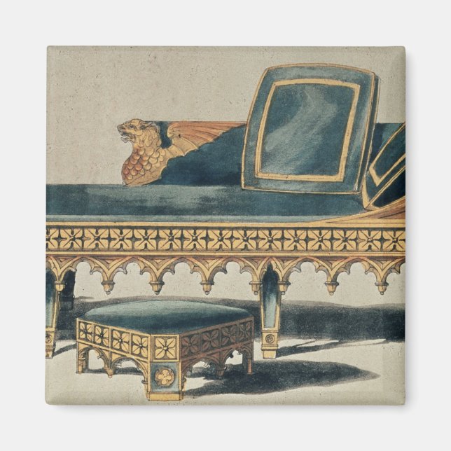 Íman Sofa Gótico do Repositório de Artes (Frente)