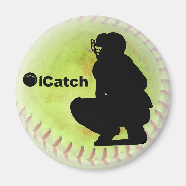 Íman Softball de inclinação do prato (Frente)