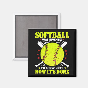 Íman Softball foi inventado para mostrar a meninos como