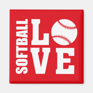 Íman Softball Love
