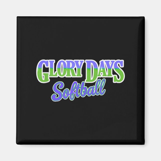 Íman Softbol Dias de Glória (Frente)