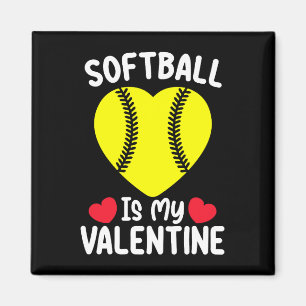 Íman Softbol É Meus Esportes Do Dia De São Valentim