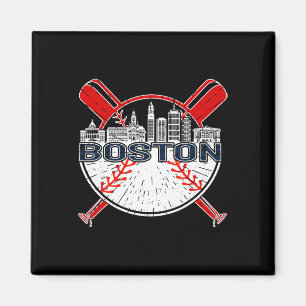 Íman Softbol Vintage Beisebol Boston Para Homens e Mulh