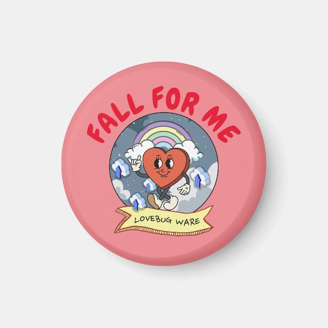 Íman Software lovebug personalizado de namorados (Frente)