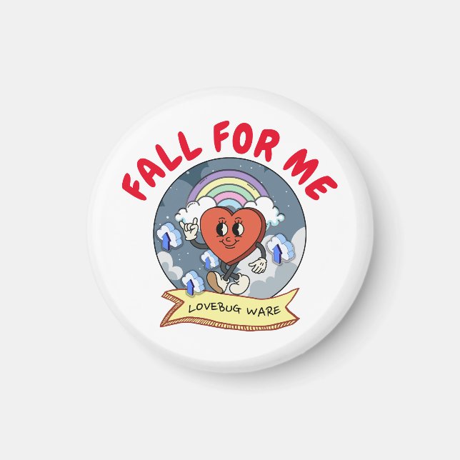 Íman Software lovebug personalizado de namorados (Frente)