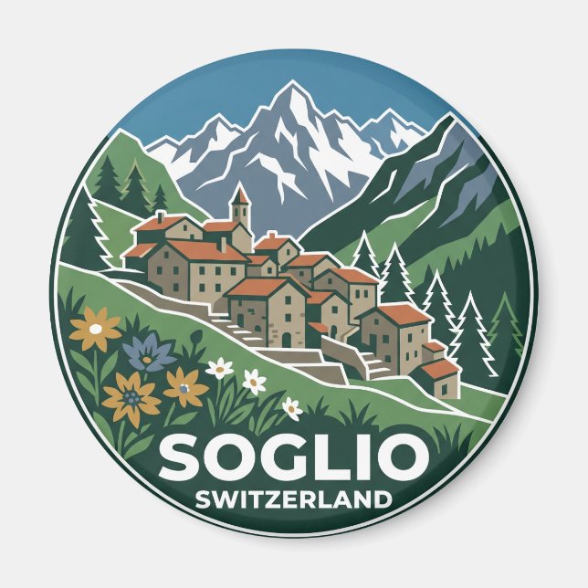 Íman Soglio Suíça (Frente)