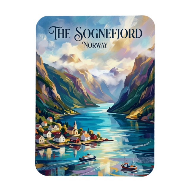 Íman Sognefjord Noruega (Vertical)