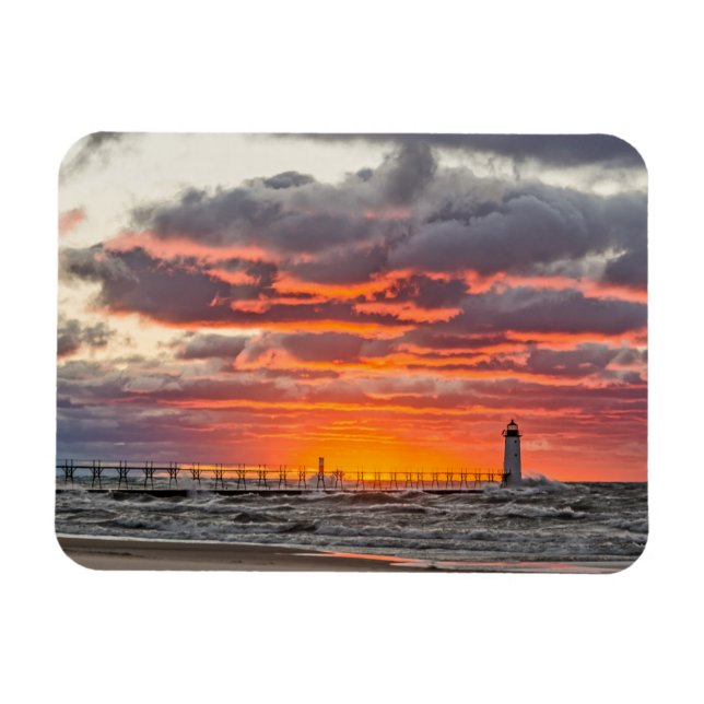 Íman Sol afundando abaixo do horizonte (Horizontal)