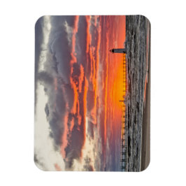 Íman Sol afundando abaixo do horizonte