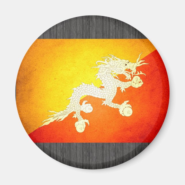 Íman Sol beijou Bandeira do Butão (Frente)