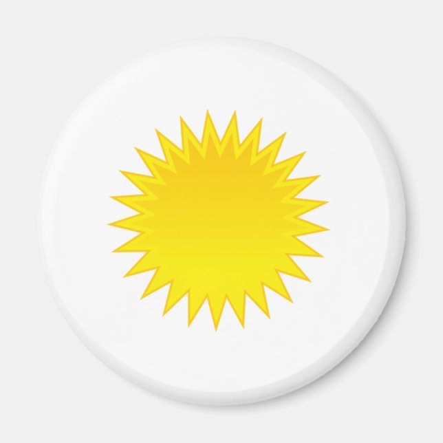 Íman Sol brilhante (Frente)