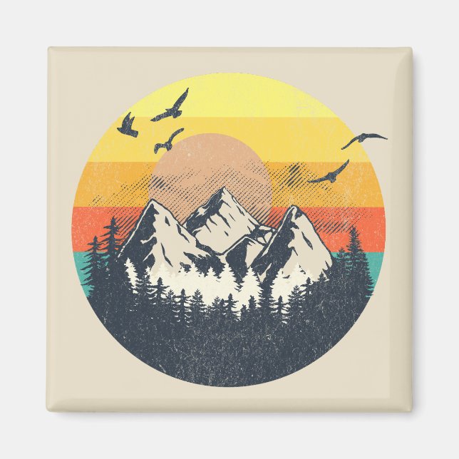 Íman Sol de montanha (Frente)