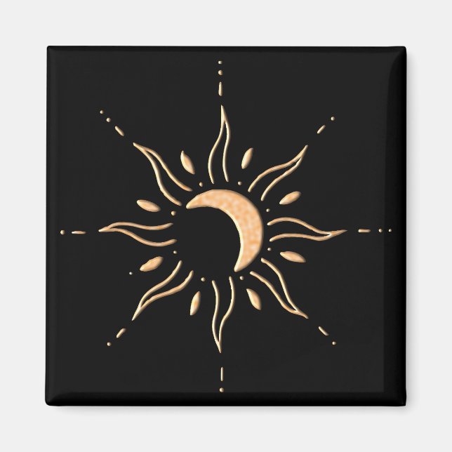 Íman Sol Dourado  (Frente)